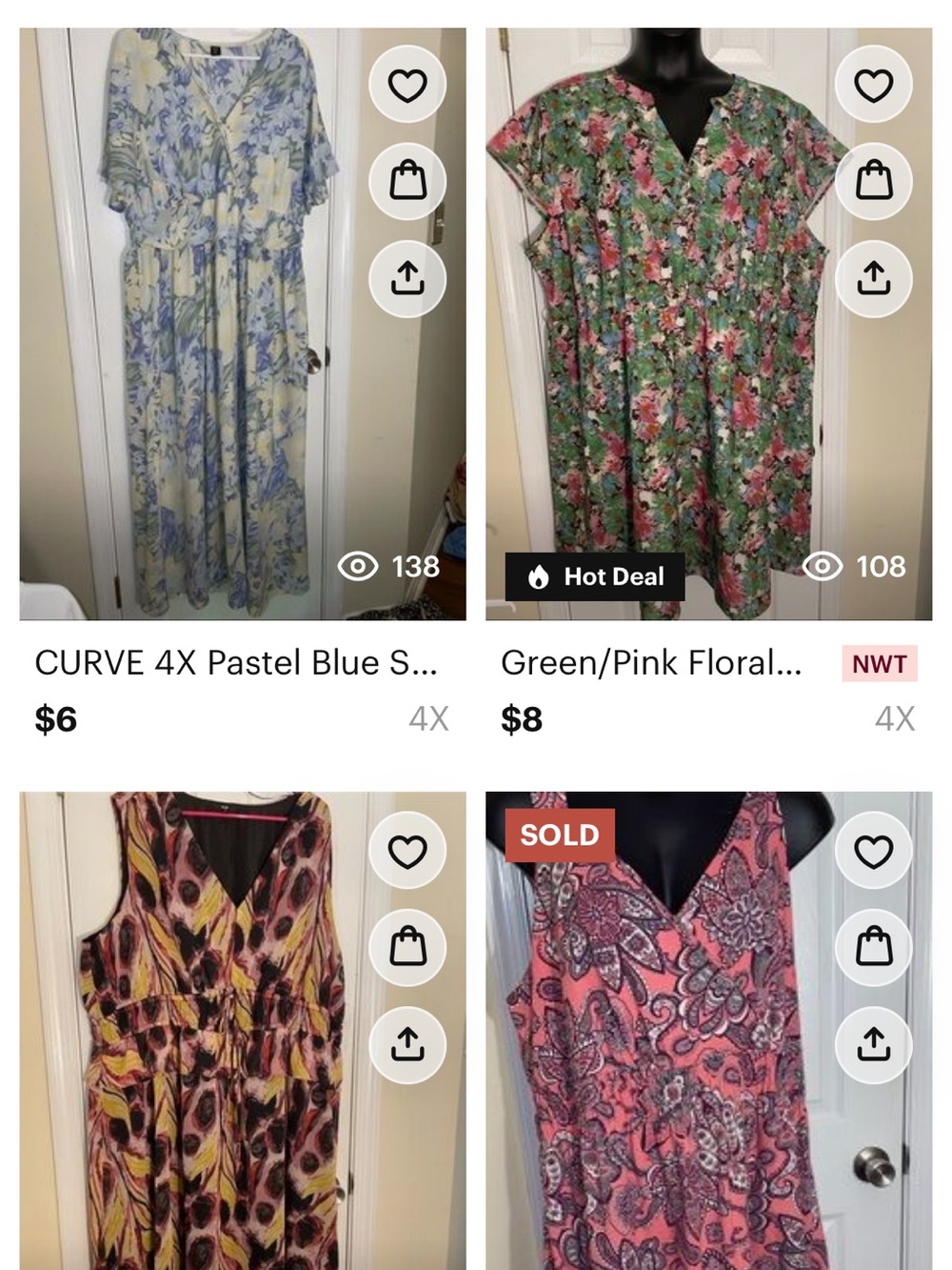 Three Dresses Bundle Women’s Plus 4X